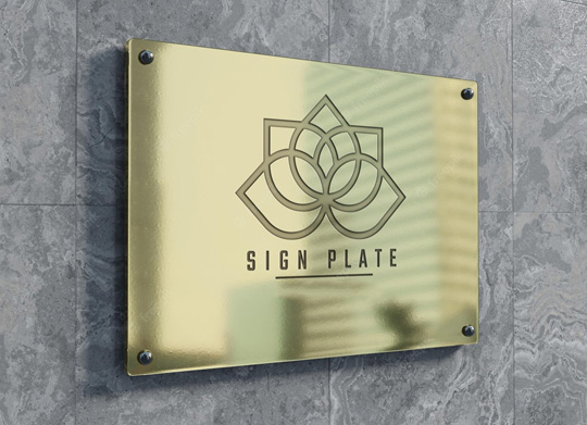 Gold Plated Sign solution